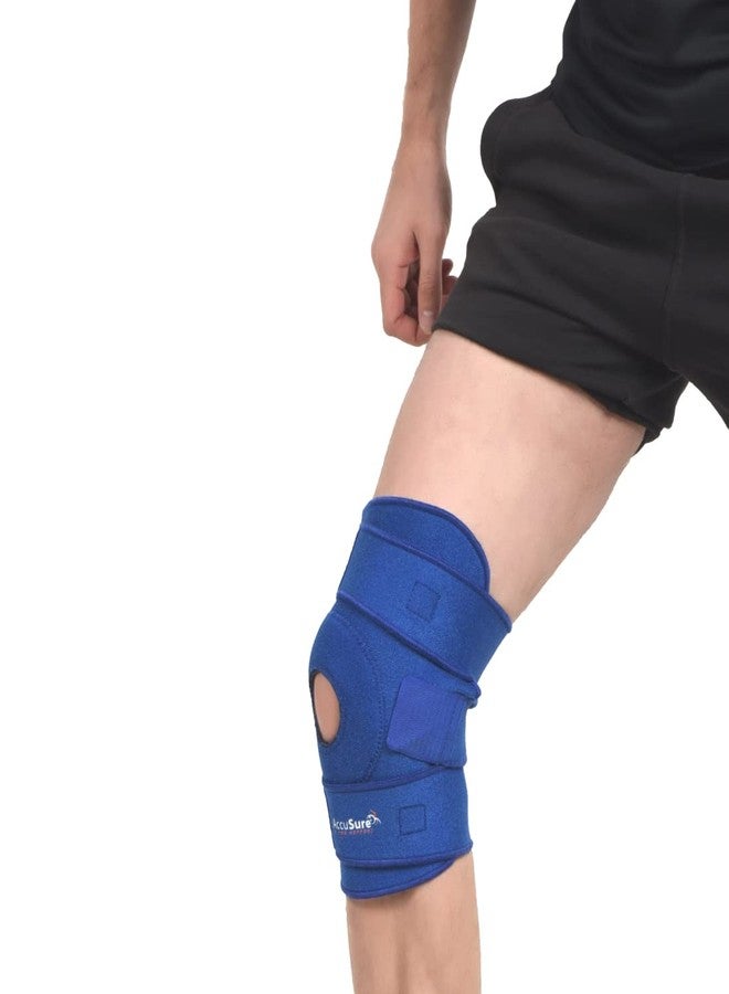 AccuSure neoprene Open Patella Knee Support For Men & Women - Image 1