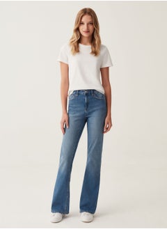 Ovs OVS Flare-Fit, High-Rise Jeans With Fading  - Image 1