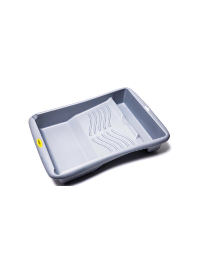 Tower 9-Inch Heavy Duty Plastic Paint Roller Tray - Grey | Durable Paint Basin for Professional & DIY Home Painting - Image 1