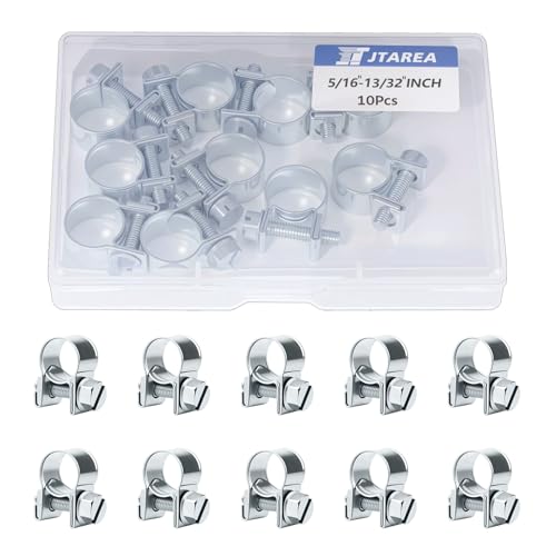 JTAREA 810MM Fuel Injection Hose Clamps 5161332 Gas Line Clamps Pipe Clamp for Automotive Diesel Petrol Pipes - Image 1