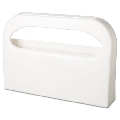 PUFFIN Plastic Toilet Seat Cover Dispenser(10 cm x 10 cm x 5 cm, White, Pack of 1) - Image 1