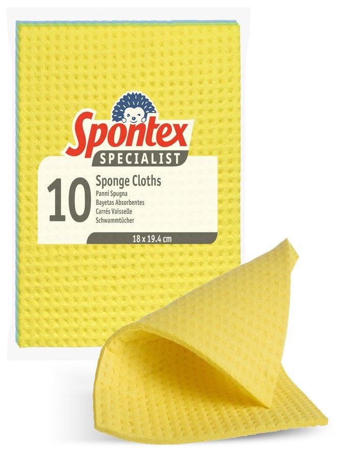 Spontex Specialist Sponge Cloths (Pack of 10) - Image 1