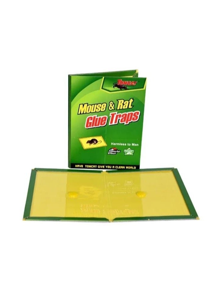 TOMCAT MOUSE & RAT GULE TRAPS  YELLOW/GREEN - Image 1