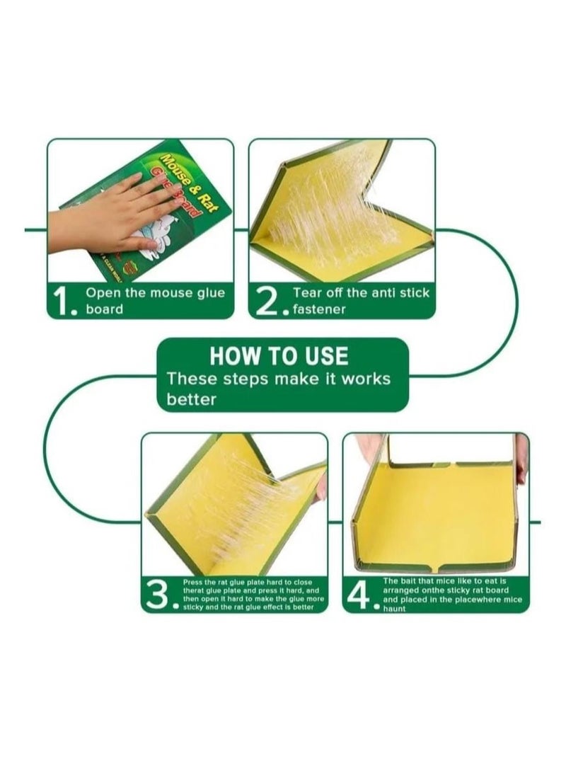 TOMCAT MOUSE & RAT GULE TRAPS  YELLOW/GREEN - Image 2