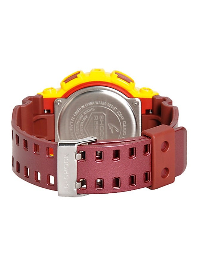 Casio G-SHOCK GA-100CS-9ADR, Analog-Digital Watch, Shock Resistant, 200M Water Resistant, Super Illuminator LED, World Time, Stopwatch, Countdown Timer - Image 4