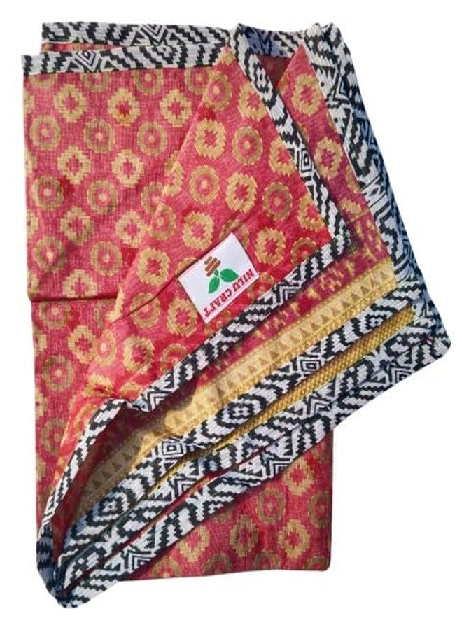 NILU CRAFT Baby Kantha Sheets, Pack of 6, 35 x 26 inch, 0-2 Years, (Machine Stitch) - Image 2