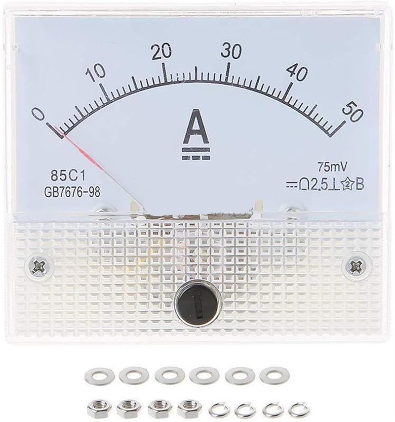 Analog Current Panel Meter Ammeter DC 5A For Circuit Testing Ampere Tester Gauge - Image 3