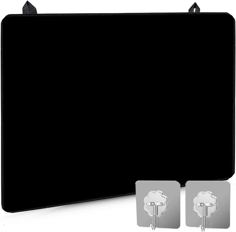 QTECLOR Stove Top Covers, Extra Large Stove Top Cover for Electric, Anti-Slip Waterproof Flat Top Oven Cover Mat Electric Cooktop Cover Protector,Ceramic Glass Stove Top Protector Mat 28.5" X 20.5" Black - Image 1