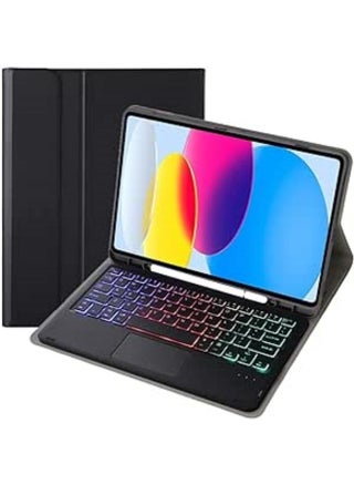 Touchpad Arabic and English Keyboard Case Compatible with Samsung Galaxy Tab S9 FE 11 inch 2023,Backlight, Multi-Touch Trackpad, Flip Stand Case with Pencil Holder - pzsku/Z886CAFC52B85D53C4ADAZ/45/_/1709891812/0c0fc513-77ca-49bd-a8a7-47a2d3ed929a