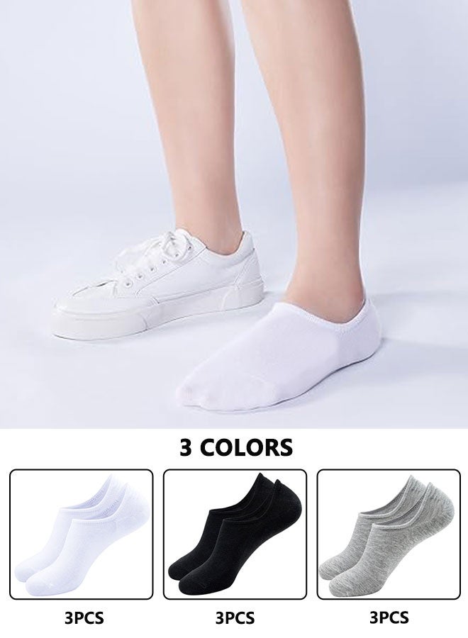 HOOTO 9 Pairs invisible socks for men and women,  Low Cut Ankle Socks for Men/Women Thin Breathable Summer Comfort Low Cut Socks - Image 4