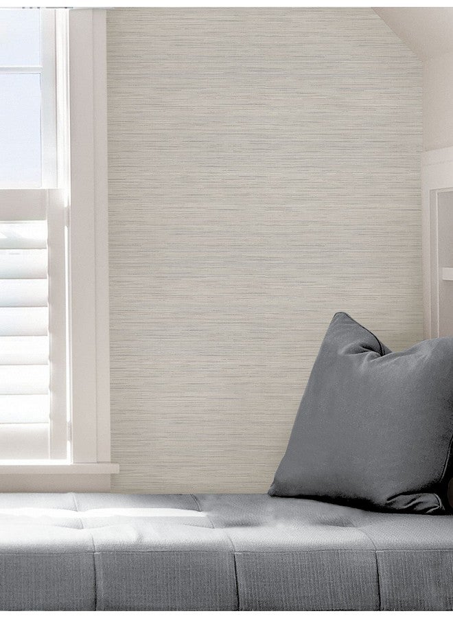 NuWallpaper Nus3960 Crossweave Peel & Stick String Wallpaper Grey - Image 3