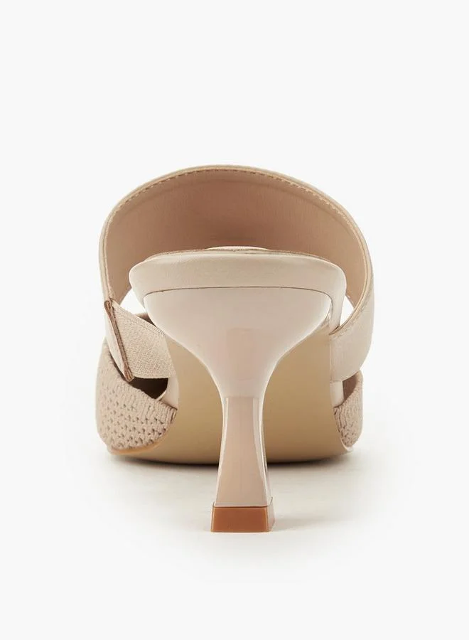 Flora Bella By Shoexpress BEIGE Women Flared Heel Shoes for Women | Best Price UAE