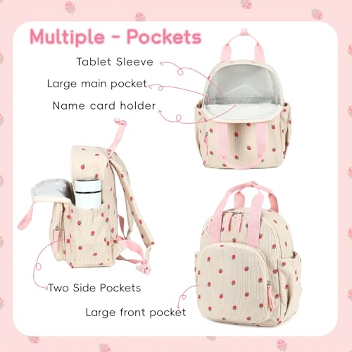 Bluboon Toddler Backpack for Girls Boys 2-4 Cute 12" Preschool Kindergarten Backpacks Kids Daycare Bags School Travel - Image 3