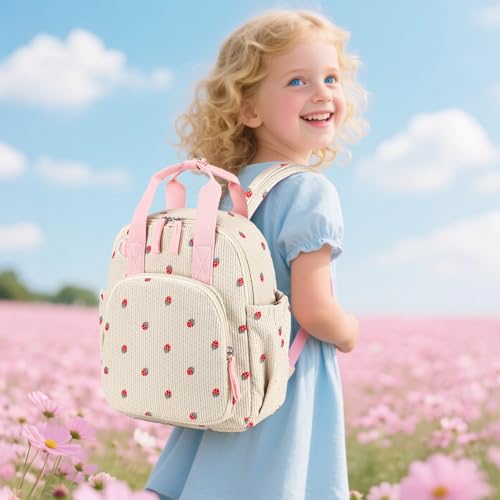 Bluboon Toddler Backpack for Girls Boys 2-4 Cute 12" Preschool Kindergarten Backpacks Kids Daycare Bags School Travel - Image 5