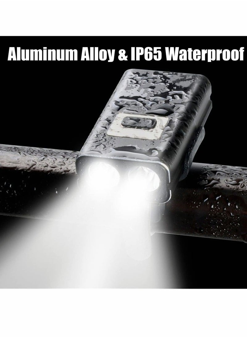 Y&D Bike Headlight. 600 Lumen Output, 6 Light Modes, 2200 mA USB Rechargeable Charging, IPX6 Waterproof Aluminum Alloy Bicycle  - Image 5