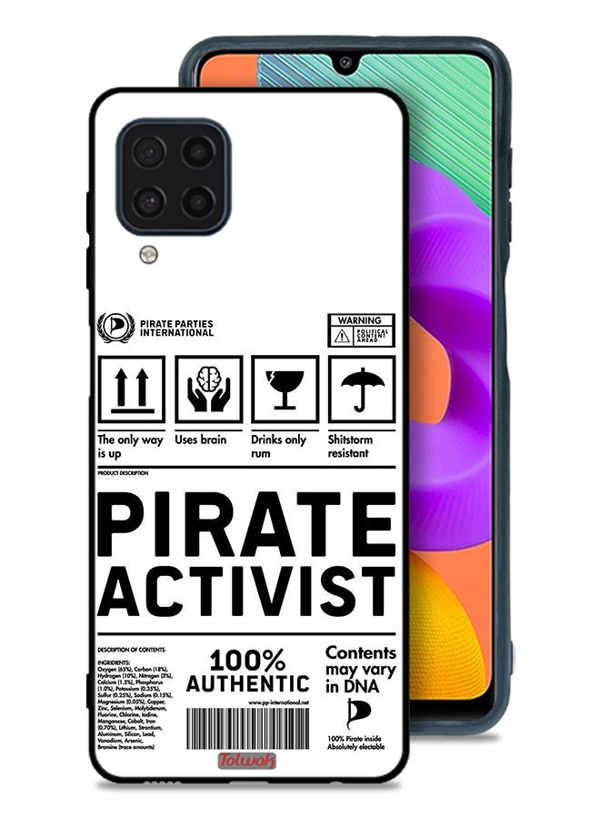 Tolwak Samsung Galaxy M22 Protective Case Cover Private Activist Sticker - Image 1