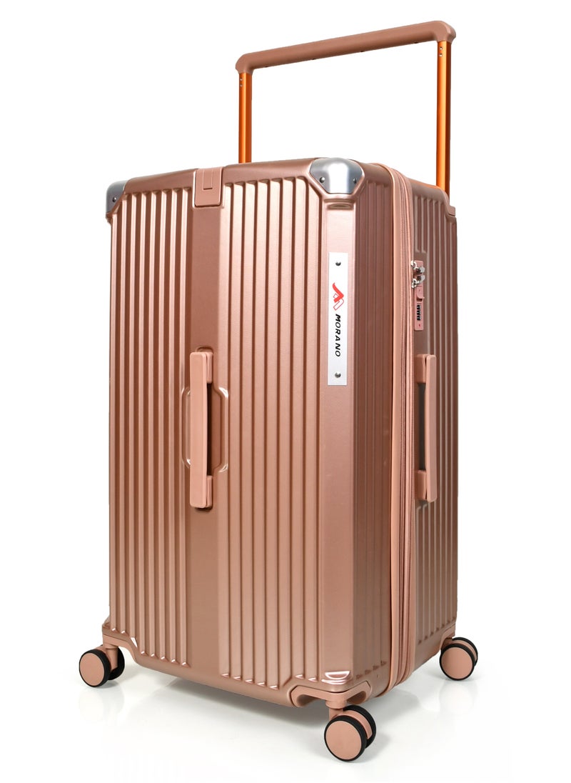 MORANO Morano 3 Piece Aluminum Fiber Luggage Set 28", 24", 20" for Cabin  - Image 4