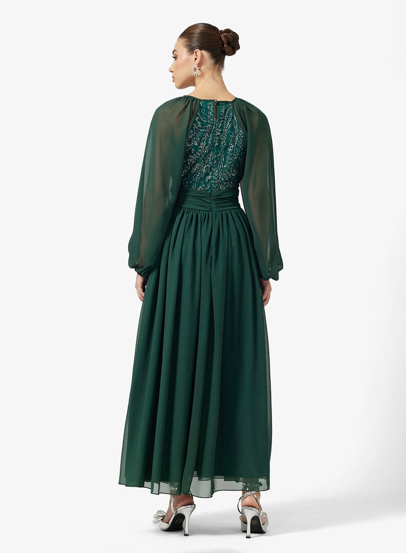 خزانة فستان بتصميم - مع صدرية مزينة - Image 2