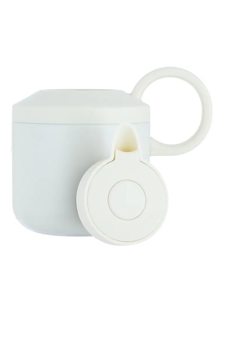 Alsaif Gallery Hala Timeless Thermos, 0.6L, Stainless Steel Inner Carrier, Stainless Steel Outer Body, Pressurized - Cream - Image 4