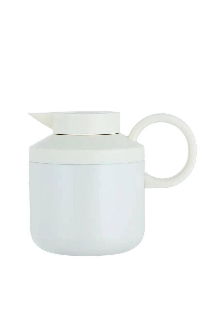 Alsaif Gallery Hala Timeless Thermos, 0.6L, Stainless Steel Inner Carrier, Stainless Steel Outer Body, Pressurized - Cream - Image 1