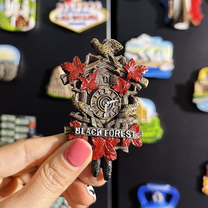 3D World Map Fridge Magnets - Creative Travel Souvenirs from Europe - Image 2