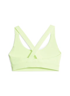 PUMA Fit Womens Green Mid Impact Training Bra Top  - Image 5