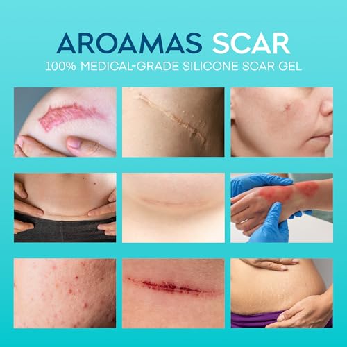 Aroamas Scar Advanced Scar Gel MedicalGrade Silicone Scar Gel to Help Improve The Appearance of Scars and Stretch Marks for Face Body 45g - Image 5
