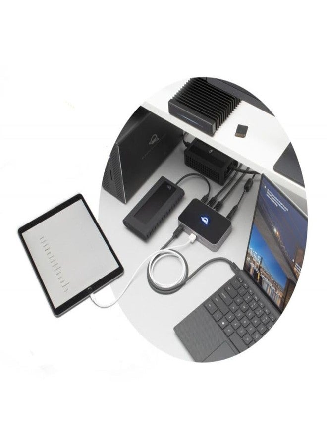 أو دبليو سي محطة إرساء OWC Thunderbolt Hub، رمادي/أسود، Thunderbolt 4، USB-A - Image 5