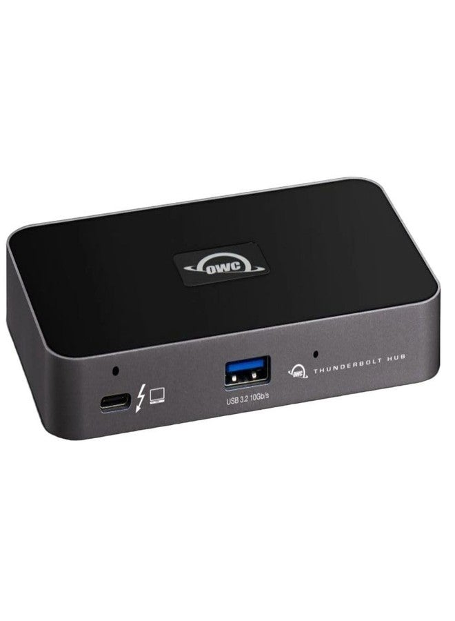 أو دبليو سي محطة إرساء OWC Thunderbolt Hub، رمادي/أسود، Thunderbolt 4، USB-A - Image 2