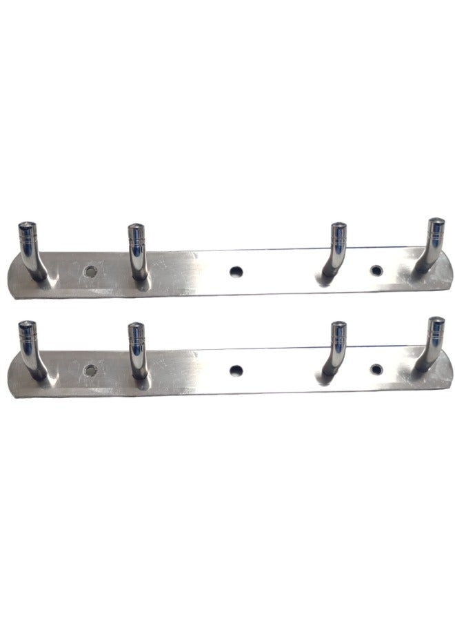 Stark L-Type Coat Hook with 4 Hooks Organize Your Space with Sleek and Functional Hanging Solutions for Coats and Accessories