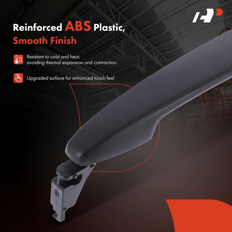 A-Premium Exterior Door Handle for Ford Edge, Flex, Lincoln MKZ & MKX - Primed Black - Image 3