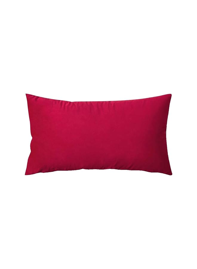 erorex Velvet Cushion 30X50Cm Scarlet