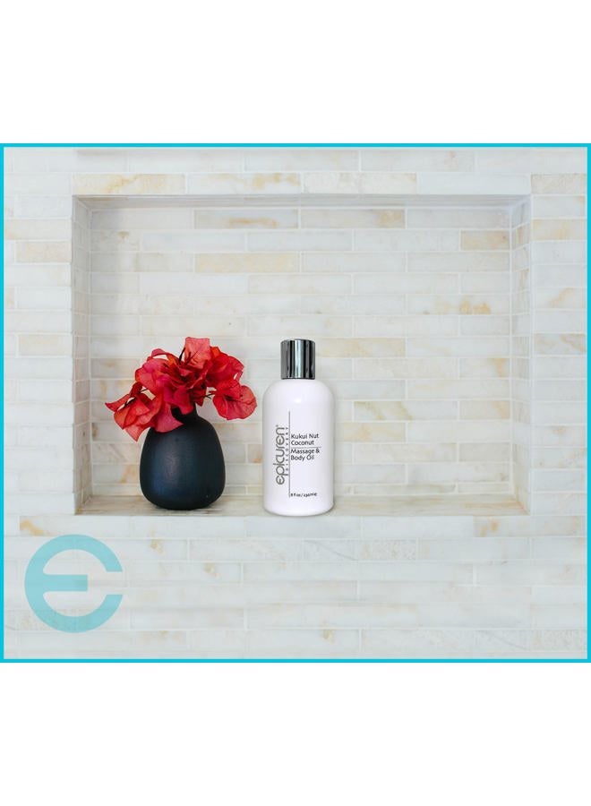 Epicuren Discovery Kukui Nut Coconut Massage & Body Oil, 240ml - Image 3