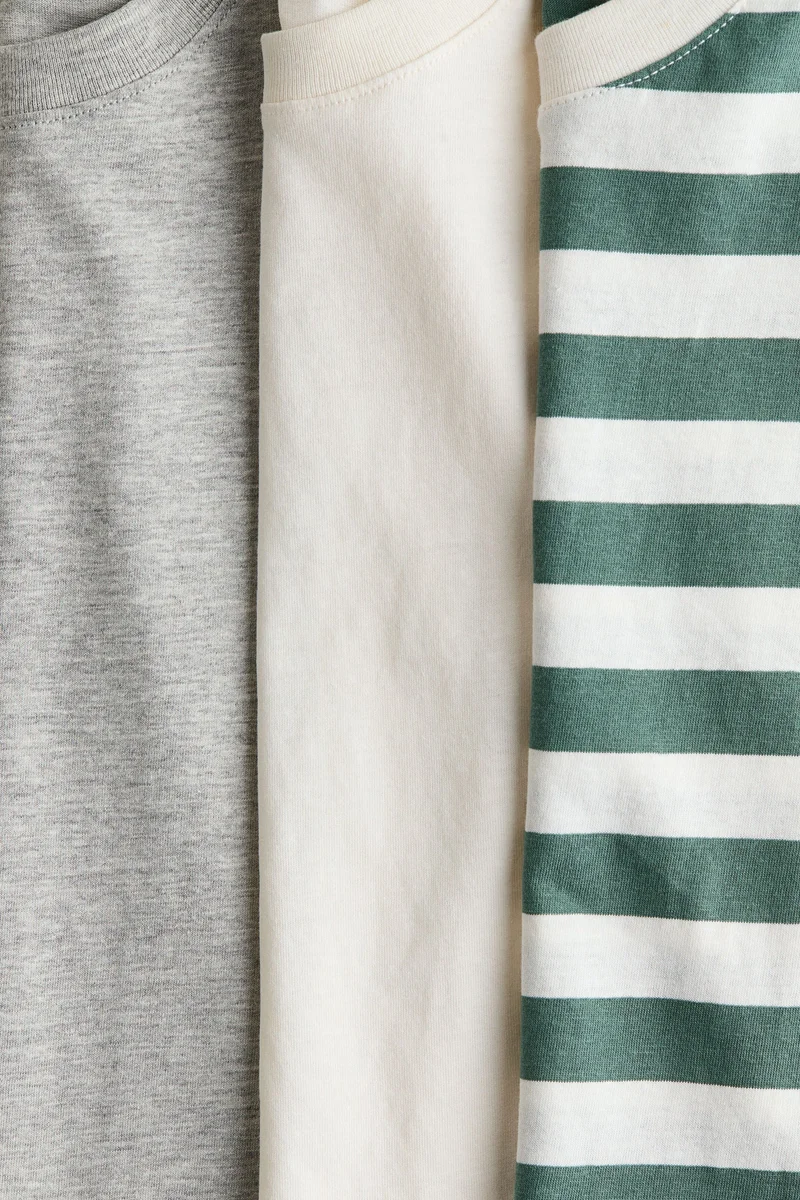 H&M 3-pack long-sleeved T-shirts