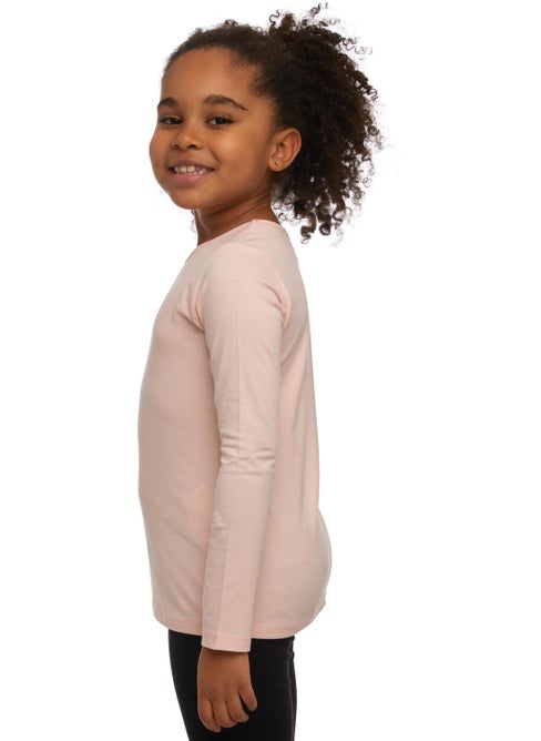 Lovetti Light Powder Basic Seasonal Lycra Long Sleeve Girls T-Shirt  - Image 3
