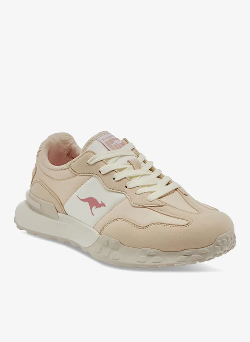 kangaROOS Women's Textured Sports Shoes With Lace-Up Closure