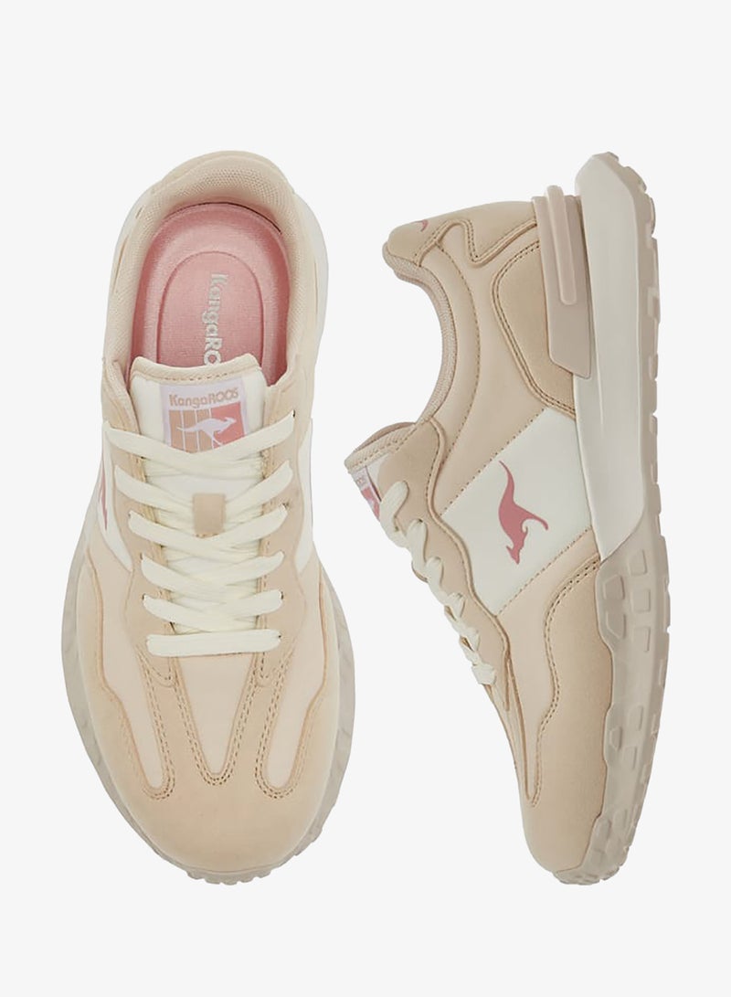 kangaROOS Women's Textured Sports Shoes With Lace-Up Closure - Image 3