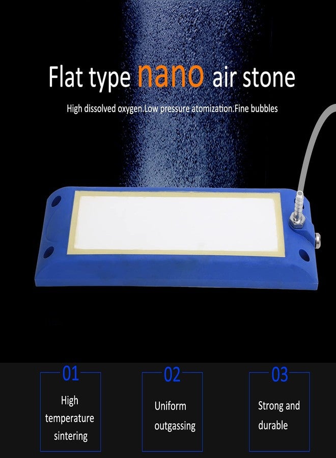 GLOGLOW Aquarium Air Stone Bars, 11.1 x 3.5in Nano Bubble Air Stone Disc Bubble Diffuser Release Tool for Air Pumps Fish Within 200cm/86.6in(L) - Image 4