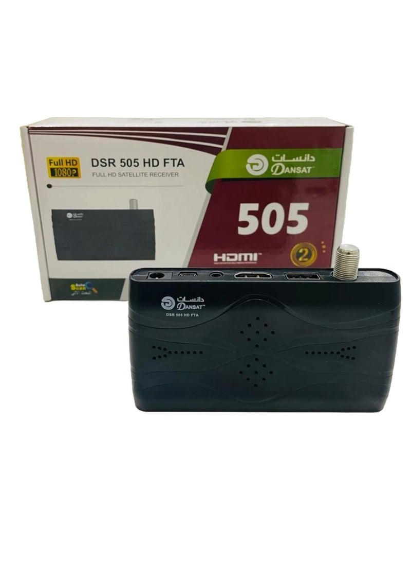 Free To Air Dansat FTA HD Satellite Receiver With DVB, PVR, MPEG4,Auto Scan, 5000 Channels, 2xUSB, HDMI 4K Receiver For TV
