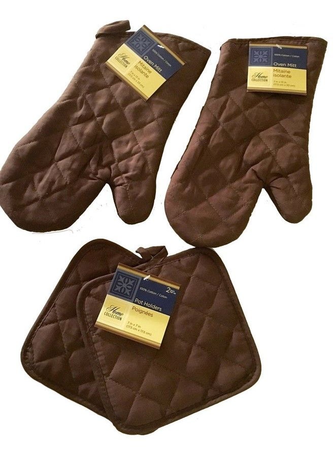 Kitchen Oven Mitt Pot Holder Set Kitchen Linens Oven Mitt Pot Holder Pack (Brown) - pzsku/Z886DA101EE3295137FC9Z/45/_/1686212908/b24c70cf-f854-4238-8632-63c9aa390b04