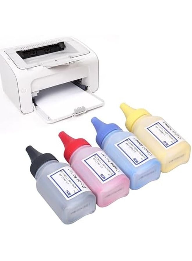 مجموعة مسحوق تعبئة الحبر العالمي 4 زجاجات PVC لطابعات الصور النافثة للحبر 404S ألوان متعددة - Image 5