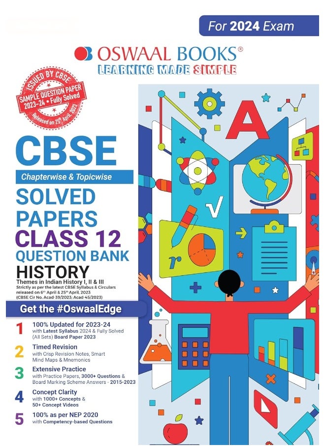 null - Oswaal Books And Learning Pvt Ltd CBSE Chapterwise Solved Papers 2023-2014 History Class 12th (2024 Exam) - Image 1
