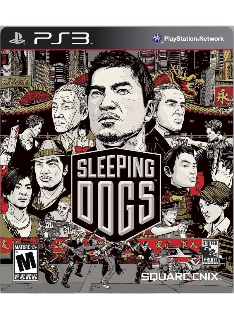 سليبنج دوغز (Sleeping Dogs) لجهاز بلايستيشن 3 (PS3) | لعبة مغامرات وأكشن في عالم مفتوح | قصة جريمة سرّية وتسلل | قتال فنون قتالية واستكشاف المدينة | النسخة العالمية | تصنيف للبالغين