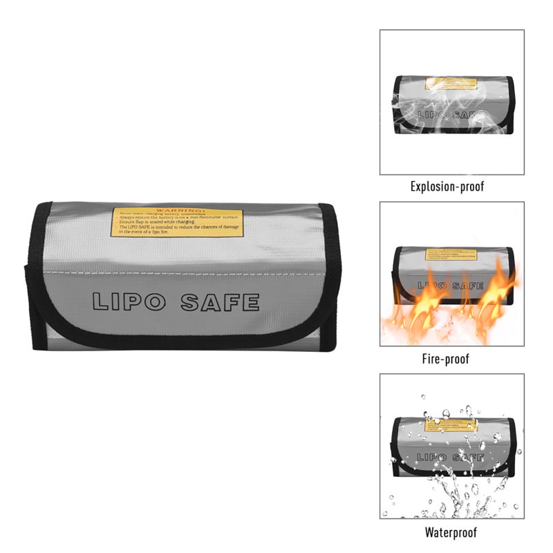 Explosion-proof Lipo Battery Safe Bag Firepoof Waterproof Protection Bag for Charge & Storage - Image 3