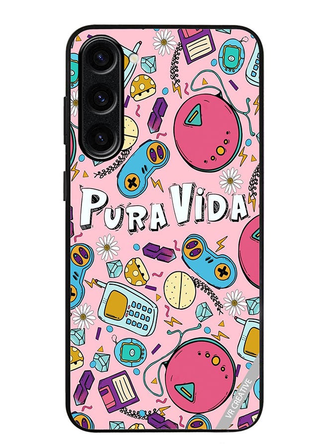 VR CREATIVE Protective Case Cover For Samsung Galaxy S23 Plus Pop Art Design Multicolour - Image 1
