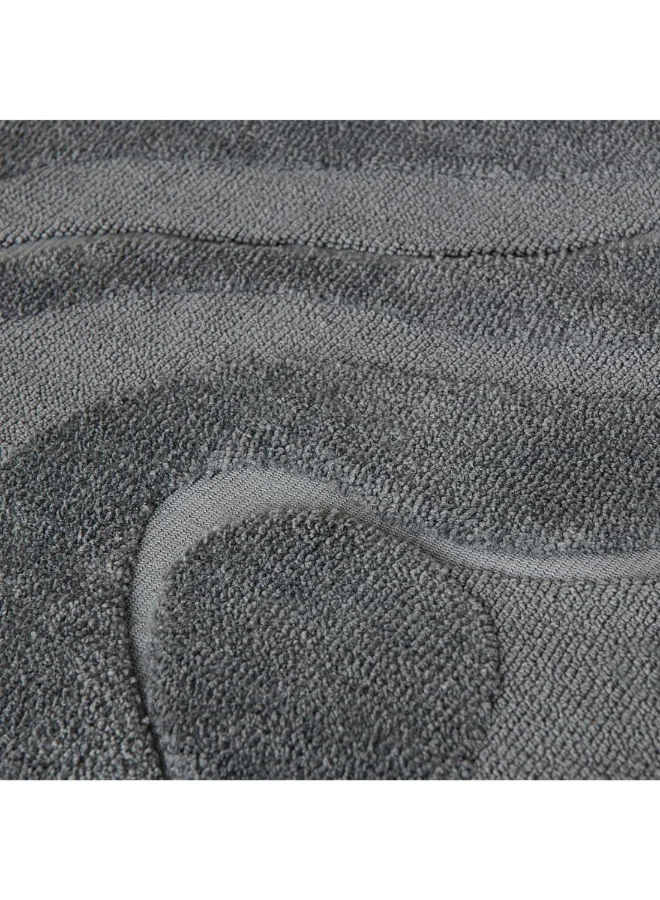 Home Box Milton Waves Knitted Microfiber Rug 240 X 350 Cm