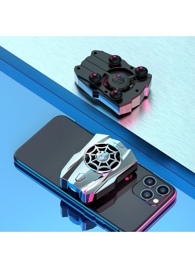 Generic Mobile Phone Radiator P10 Fan Cooling Artifact Charging Air Cooling Battery P11 Suction Cup Eating Chicken Artifact Mobile Phone Universal-Color:P11 Black Suction Cup Radiator (plug Type)  - Image 5