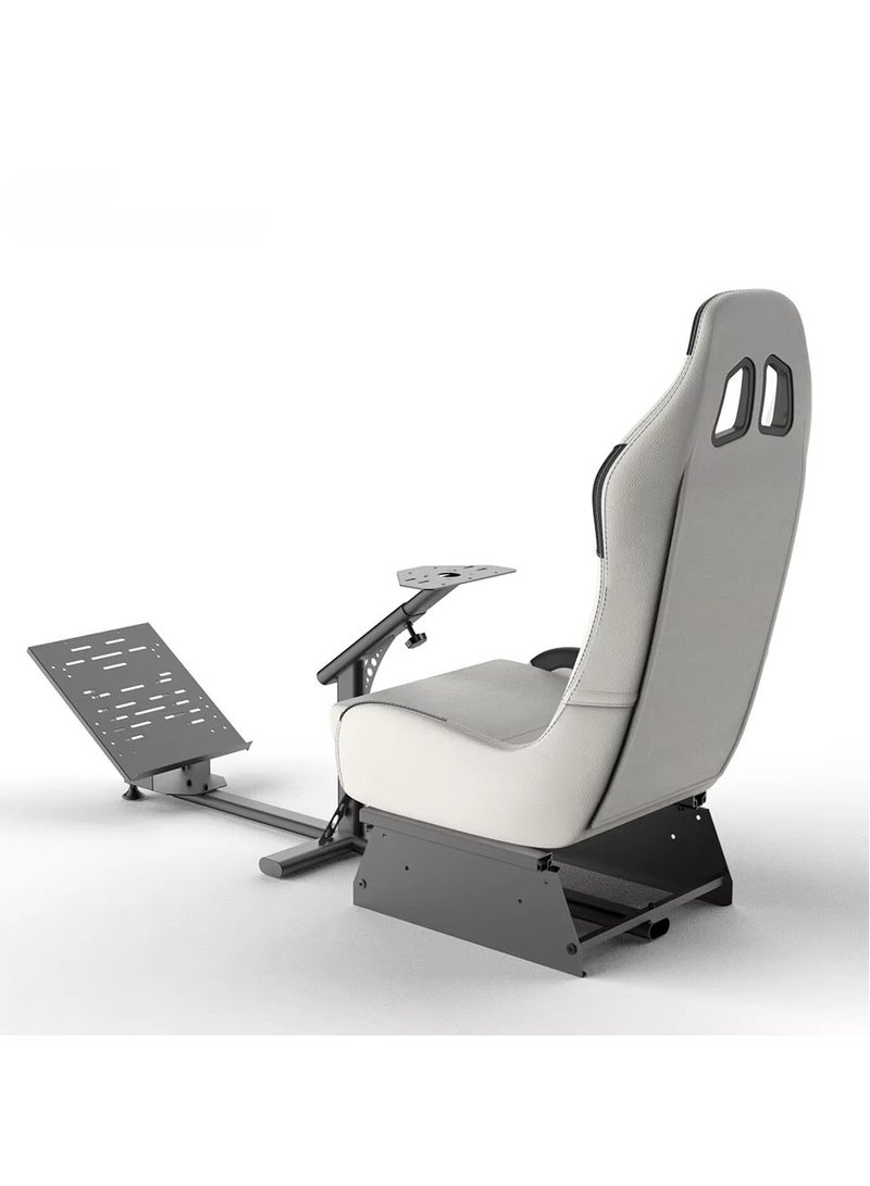 فلاشهوك حامل عجلات سباق مع مقعد، كرسي ألعاب سباق، قمرة قيادة لجميع منصات Logitech G923 | G29 | G920 | Thrustmaster | عجلات Fanatec | Xbox One، PS4، وأجهزة الكمبيوتر الشخصية - Image 5