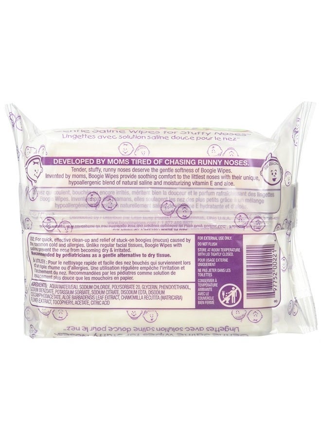Eleeo Unscented Alcohol-Free Boogie Wipes with Aloe - 30 Count (3 Pack)