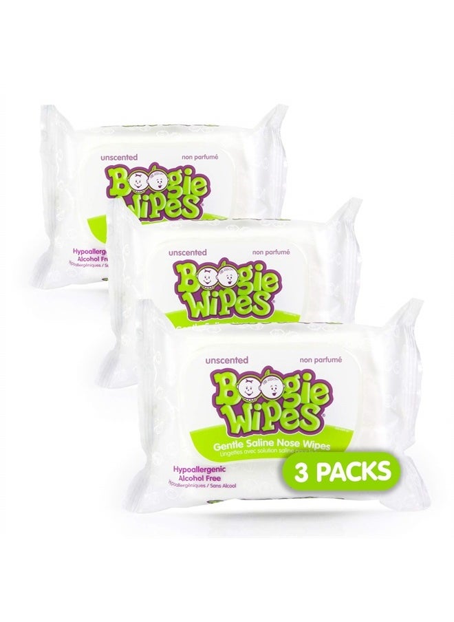Eleeo Unscented Alcohol-Free Boogie Wipes with Aloe - 30 Count (3 Pack)